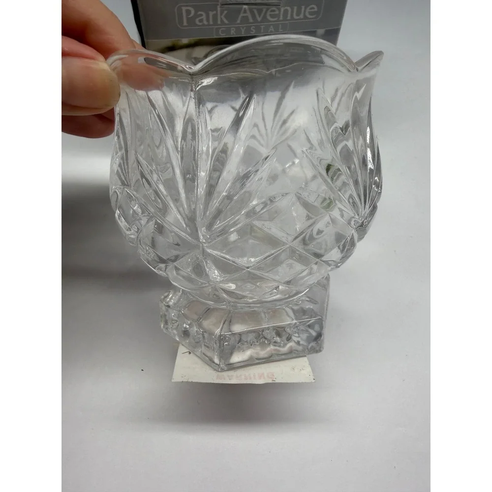 Park Avenue Crystal 3.5 Votive Candle Holder Fifth Avenue Crystal LTD Clear Cut